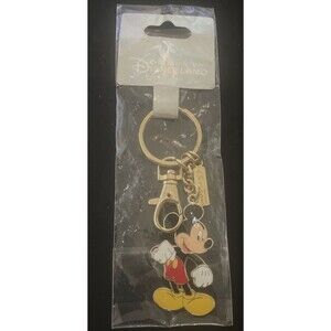 Hong Kong Disneyland Mickey Mouse Keychain New (Rare)